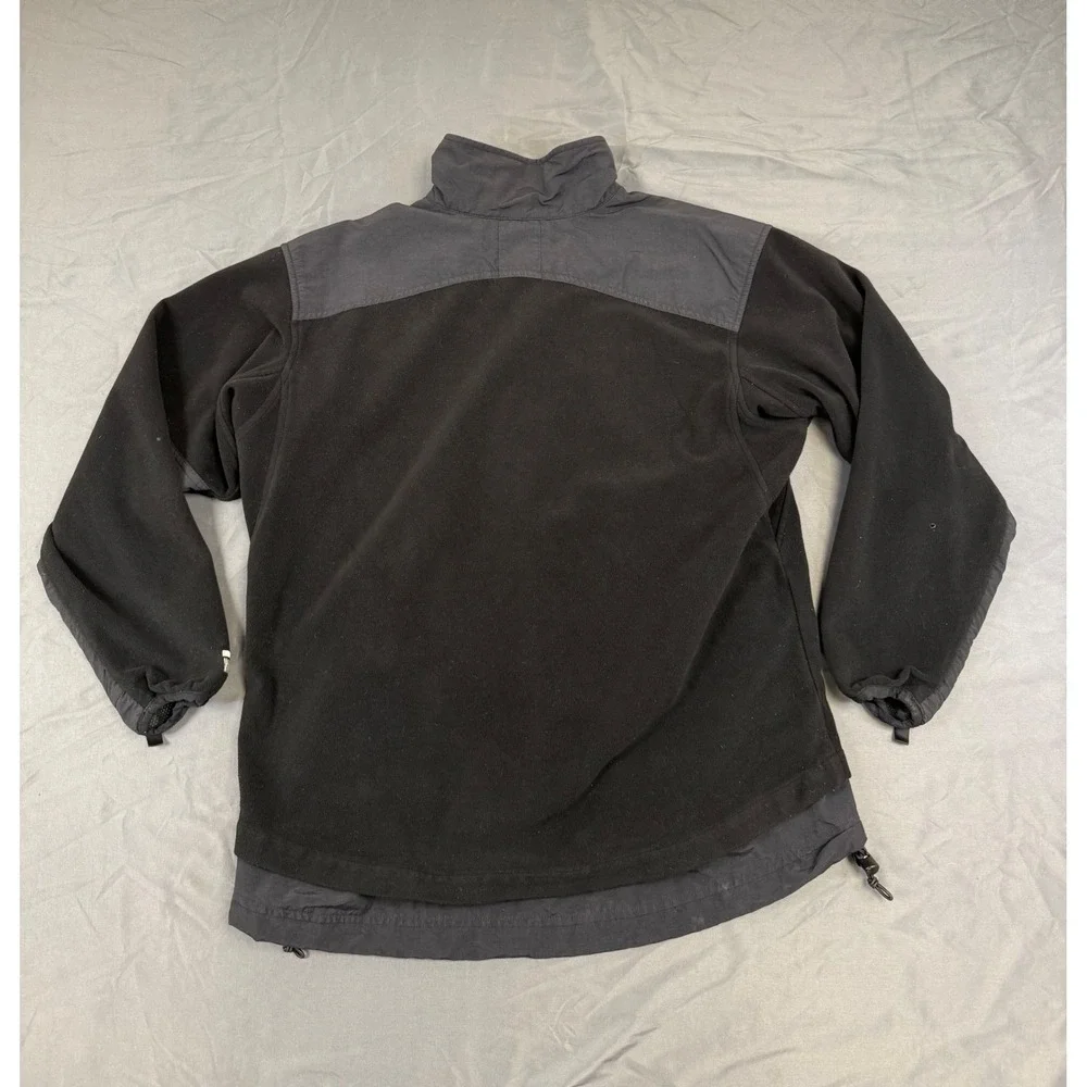 Vintage The North Face Gore Windstopper Fleece Jacket Mens Large Black Full Zip